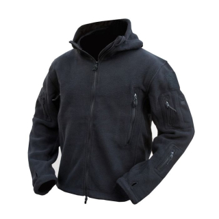 Mikina FLEECE RECON s kapucí ČERNÁ vel. L