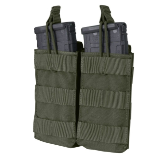 Sumka MOLLE dvojitá na zásobníky 2xM4 otevřená RANGER GREEN