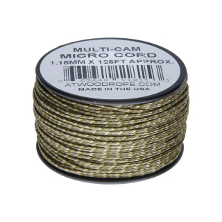 Šňůra MICRO CORD nylon na cívce ø 1,18 mm / 38 m MULTI-CAM