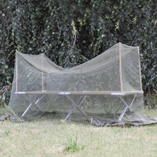 Moskytiéra britská 215x90x140cm na lůžko+tyčky použitá