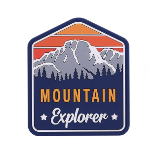 Nášivka MOUNTAIN EXPLORER velcro BAREVNÁ