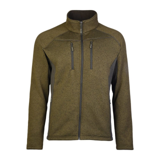 Mikina outdoorová STRUCTURE-FLEECE ZELENÁ vel. S
