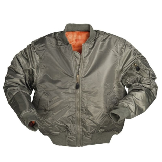 Bunda pilotní bomber TYP MA1® PES ZELENÁ vel. M