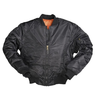 Bunda pilotní bomber TYP MA1® PES ČERNÁ vel. M