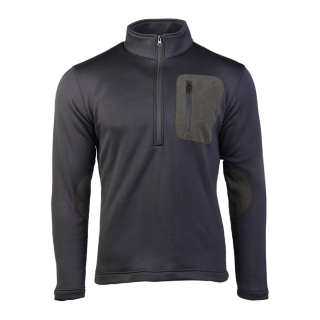 Mikina THERMO-FLEECE ¾ ZIP ČERNÁ vel. 3XL