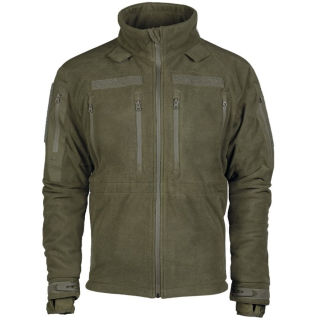 Bunda fleece s membránou TPU PLUS ZELENÁ vel. S