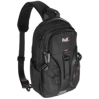 Batoh TRAVEL SLING přes jedno rameno ČERNÝ