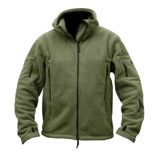 Mikina FLEECE RECON s kapucí ZELENÁ vel. L