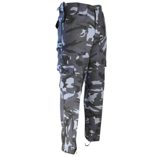 Kalhoty britské KOMBAT MIDNIGHT BLUE CAMO vel. 42