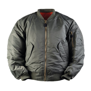 Bunda bomber MA1® BASIC ZELENÁ vel. XS