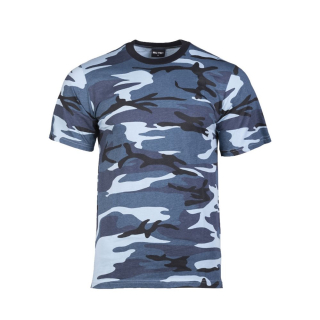 Triko krátký rukáv SKY BLUE CAMO vel. L