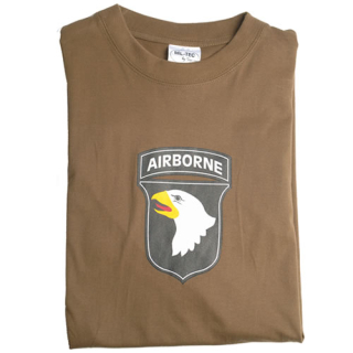 Triko krátký rukáv se znakem 101 AIRBORNE ZELENÉ vel. XXL