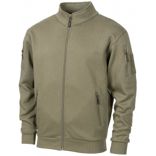 Mikina za zip TACTICAL ZELENÁ vel. XXL