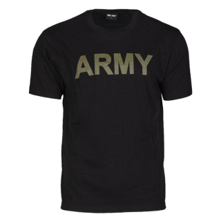 Triko krátký rukáv s nápisem ARMY ČERNÉ vel. 3XL