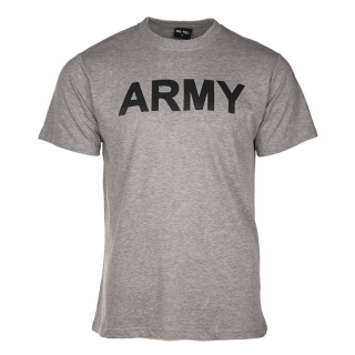 Triko krátký rukáv s nápisem ARMY ŠEDÉ vel. L