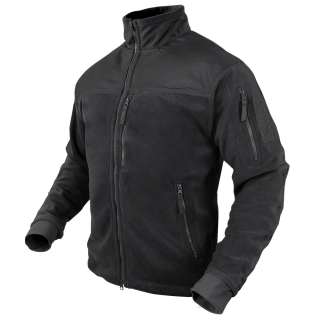 Bunda ALPHA MICRO FLEECE ČERNÁ vel. 4XL