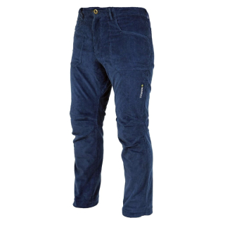 Kalhoty manšestrové DRIFT majolica blue vel. L