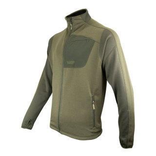 Bunda ASHCOMBE TECHNICAL FLEECE ZELENÁ vel. S