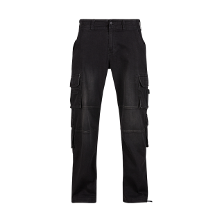 Kalhoty riflové Denim CARGO ČERNÉ vel. 30-34