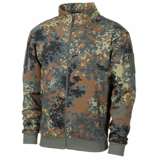 Mikina za zip TACTICAL maskáčová FLECKTARN vel. L