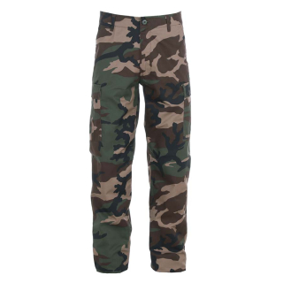 Kalhoty BDU CIVIL ZIP WOODLAND vel. 3XL