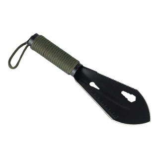 Lopatka SURVIVAL 7v1 paracord ČERNÁ