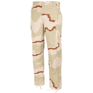 Kalhoty US BDU polní 3-COL DESERT použité vel. M-XS