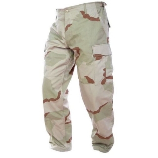Kalhoty US BDU polní 3-COL DESERT rip-stop použité