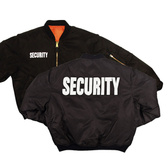 Bunda SECURITY MA1 FLIGHT ČERNÁ vel. S