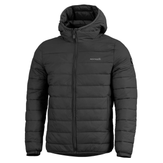Bunda s kapucí AURORA 2.0 PUFFER HOODED ČERNÁ vel. L