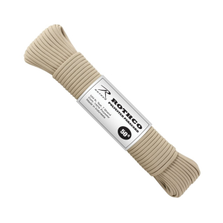 Šňůra PARACORD polyester 550LB ø 4 mm / 15 m PÍSKOVÁ