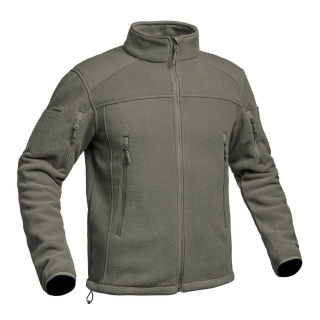 Bunda s kapucí FIGHTER Polar Fleece ZELENÁ vel. L