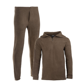 Spodní prádlo THERMOFLEECE se zipem ZELENÉ vel. S