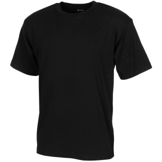 Triko kr.rukáv bavlněné US ČERNÉ vel. 6XL