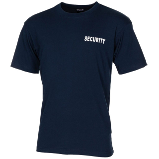 Triko SECURITY krátký rukáv MODRÉ vel. 4XL