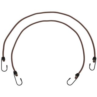 Gumicuk upínací s kovovými háky ø 6mm / délka 75 cm COYOTE