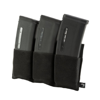 Sumka elastická otevřená pro 3 zásobníky M4/M16 ČERNÁ