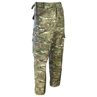 Kalhoty britské KOMBAT BTP camo vel. 36