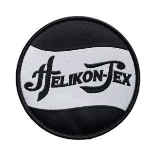 Nášivka HELIKON-TEX velcro kulatá ČERNÁ