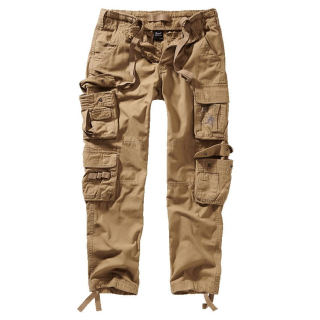Kalhoty PURE SLIM FIT vintage PÍSKOVÉ vel. L