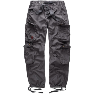 Kalhoty AIRBORNE VINTAGE ANTHRAZIT ŠEDÉ vel. XXL