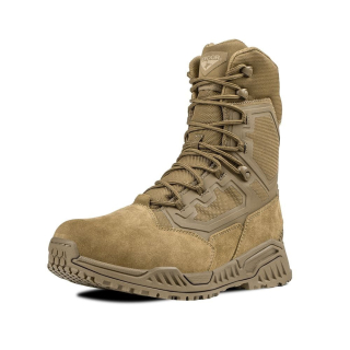 Boty taktické BRIGADE 8" se zipem COYOTE BROWN vel. US 9,5