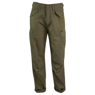 Kalhoty M65 MILITARY STYLE rip-stop ZELENÉ vel. 36