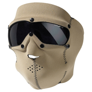 Maska celoobličejová BASIC NEOPREN s brýlemi COYOTE