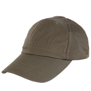 Čepice TEAM CAP MESH baseballová HNĚDÁ