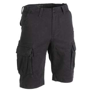 Kraťasy VINTAGE bavlněné předeprané ČERNÉ vel. XL