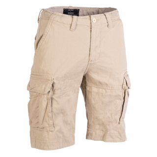 Kraťasy VINTAGE bavlněné předeprané KHAKI vel. L