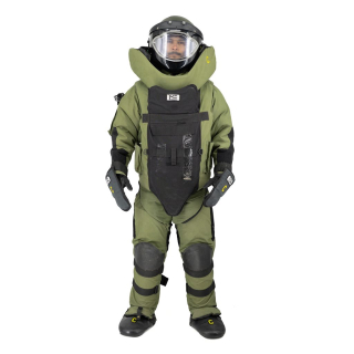 Oblek pyrotechnický EOD 9 MED-ENG s příslušenstvím ZELENÝ použitý