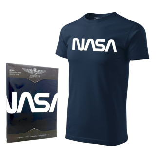 Triko s logem NASA MODRÉ vel. S