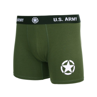 Trenýrky Boxer US Army ZELENÉ vel. XXL